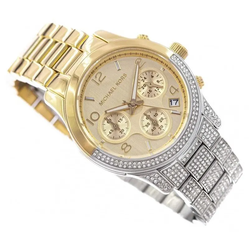 Michael kors dual tone watch best sale